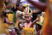 Balinese Dancers by Marianne Thomas
