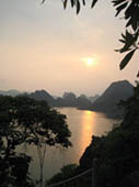 Halong Bay Sunset by Annie Muto