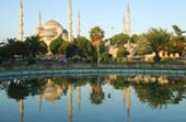 Blue Mosque Reflection by Theresa Wrobel
