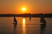 Sunset over the Nile by Susan Morning
