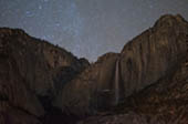 Yosemite Falls at Night by Doug Croft